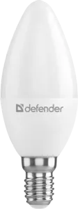 Defender - Лампочка светодиодная C37-8W-865-E14