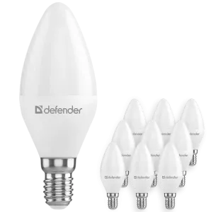 Defender - Лампочка светодиодная C37-10W-840-E14