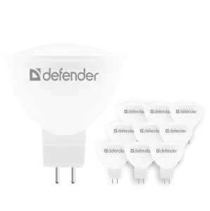 Defender - Лампочка светодиодная MR16-8W-830-GU5.3