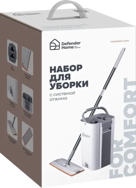 Defender Home - Набор для уборки со шваброй CM-402