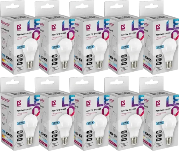 Defender Home - Лампочка светодиодная A55-7W-840-E27