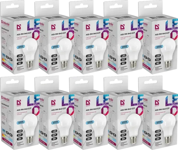 Defender Home - Лампочка светодиодная A55-9W-840-E27