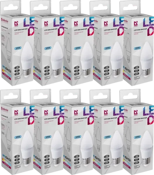 Defender Home - Лампочка светодиодная C37-10W-840-E27