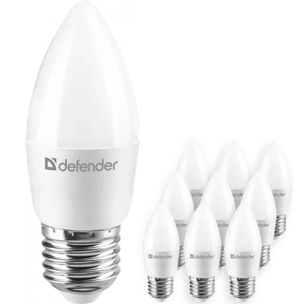 Defender Home - Лампочка светодиодная C37-10W-865-E27 Defender Home - Лампочка светодиодная C37-10W-865-E27