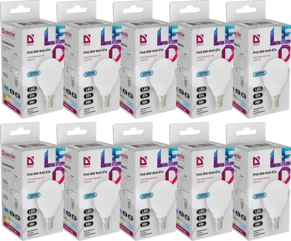 Defender Home - Лампочка светодиодная P45-8W-840-E14 Defender Home - Лампочка светодиодная P45-8W-840-E14