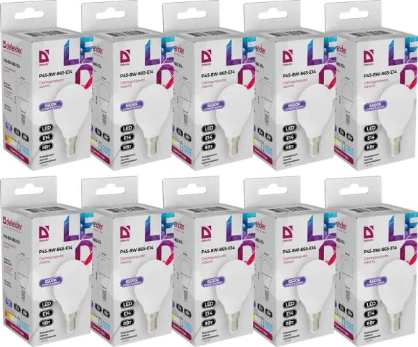 Defender Home - Лампочка светодиодная P45-8W-865-E14 Defender Home - Лампочка светодиодная P45-8W-865-E14