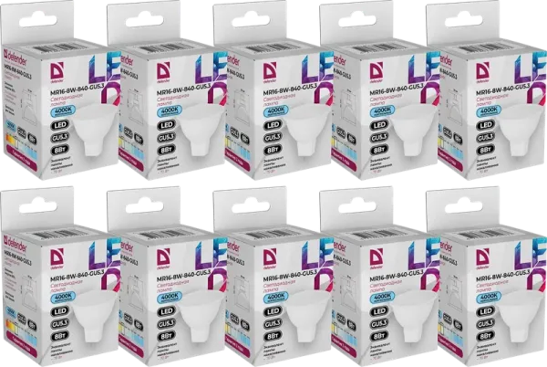 Defender Home - Лампочка светодиодная MR16-8W-840-GU5.3