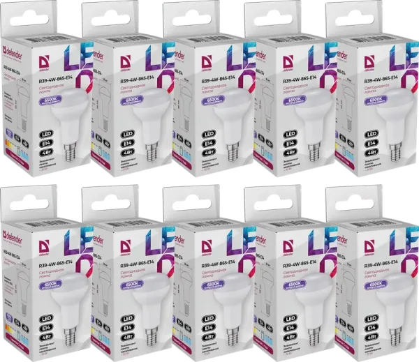 Defender Home - Лампочка светодиодная R39-4W-865-E14 Defender Home - Лампочка светодиодная R39-4W-865-E14