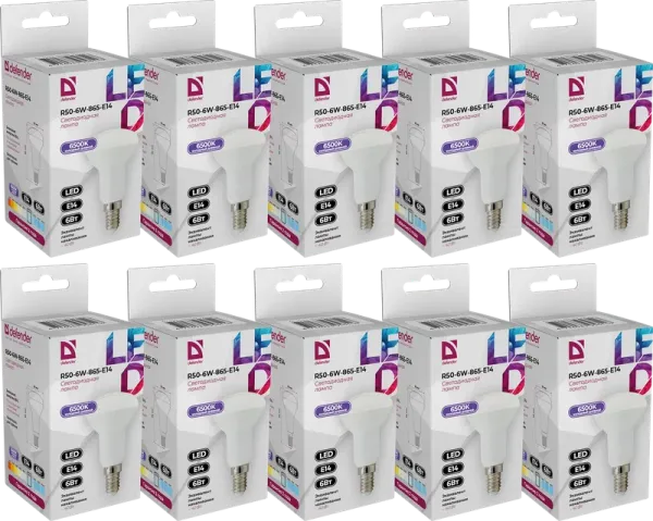 Defender Home - Лампочка светодиодная R50-6W-865-E14