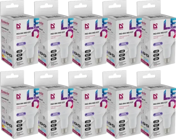 Defender Home - Лампочка светодиодная R63-8W-865-E27